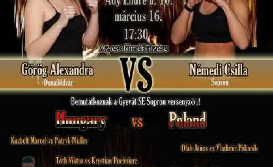 Vasárnap bokszgála Sopronban