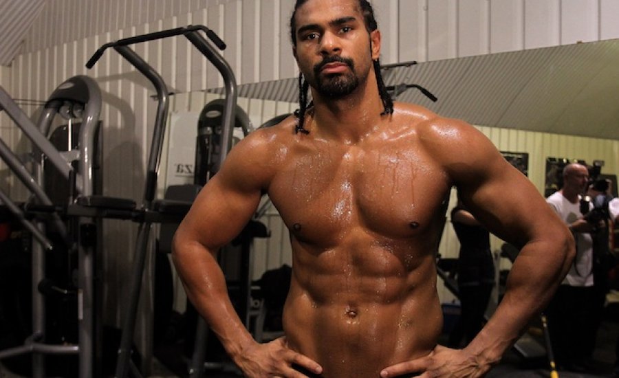 David Haye edzésvideó 2013-ból Deontay Wilderrel