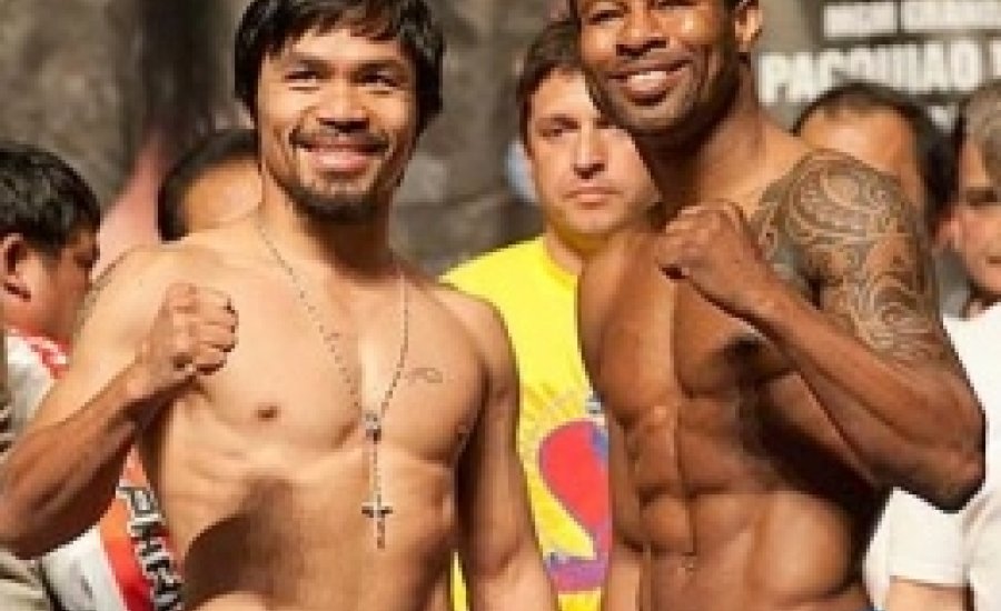Manny Pacquiao 145, Shane Mosley 147