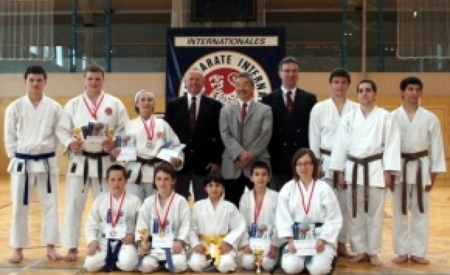 A KTSE shotokan karate sikere Ausztriában