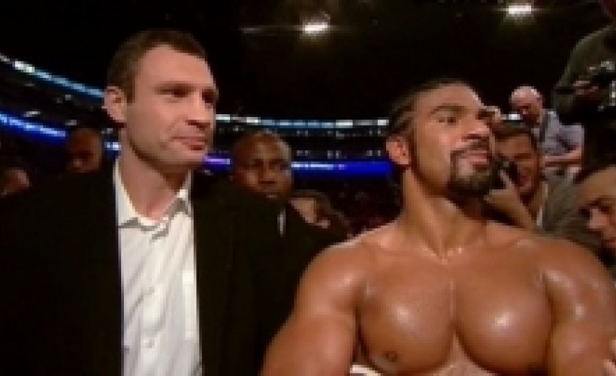 Vitalij Klicsko tavasszal küzdene Haye-jel