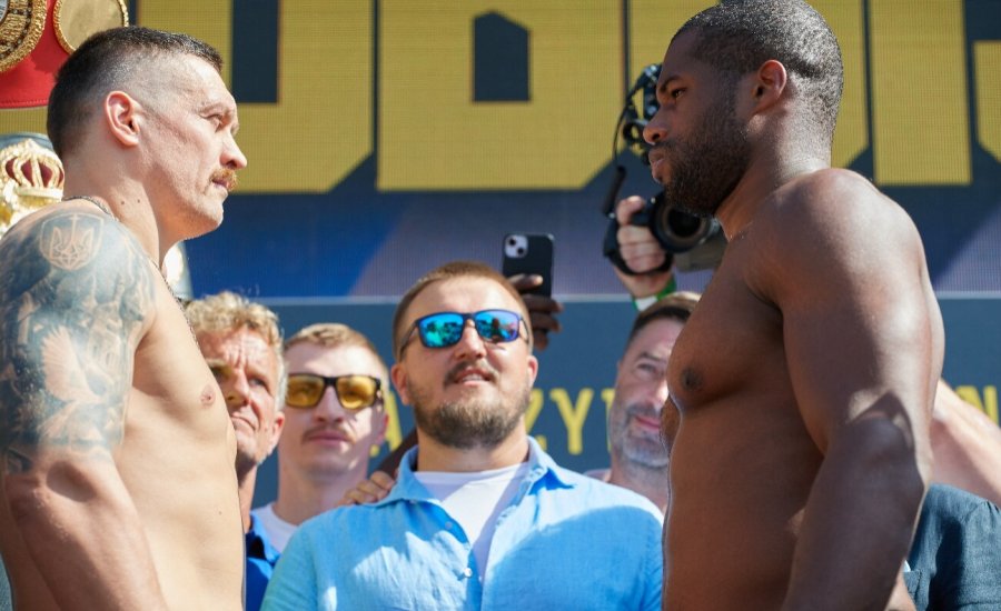 Usyk és Dubois mérlegre állt - videó