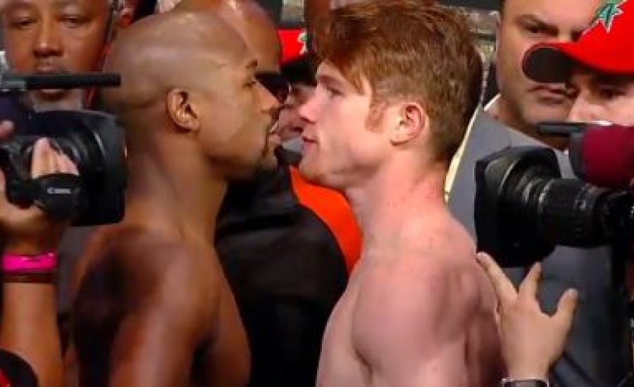 Mayweather és Alvarez mérlegelt