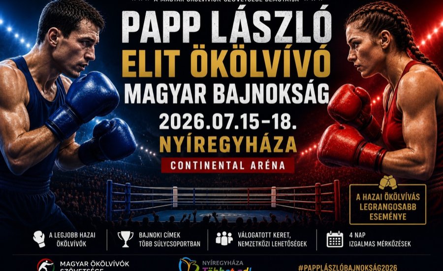 Nyíregyháza ad otthont a 2026-os Papp László Elit OB-nak