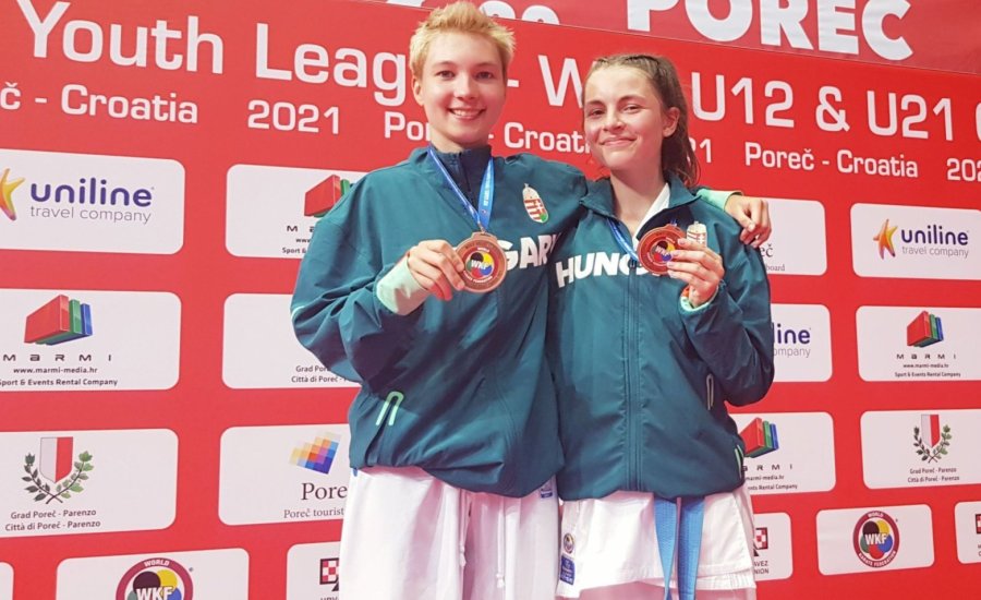 Magyar érmek a karate Youth League-en