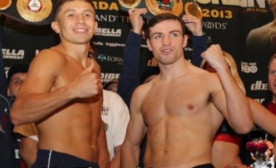 Golovkin és Macklin mérlegre állt
