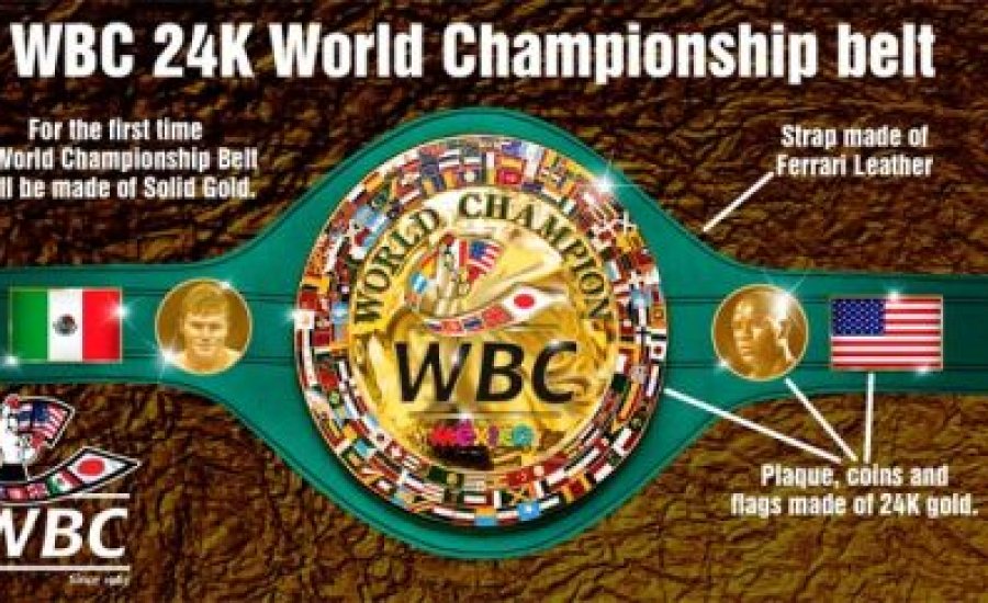 Színarany övet kap a Mayweather-Alvarez győztese