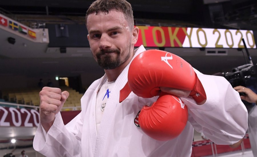 A karatés Hárspataki Gábor bronzérmes