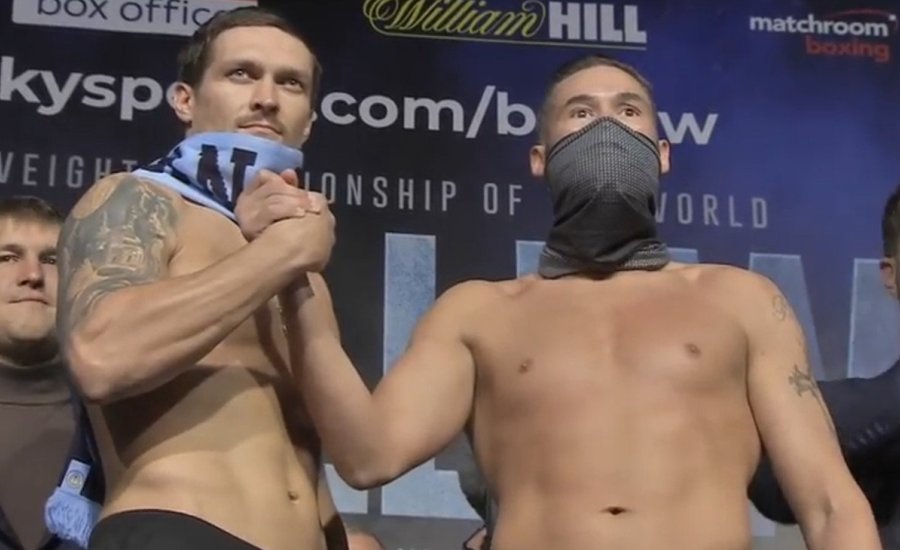 Usyk és Bellew sikeresen mérlegelt