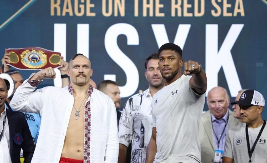 Usyk 100.5 kg, Joshua 110.9 kg – videó