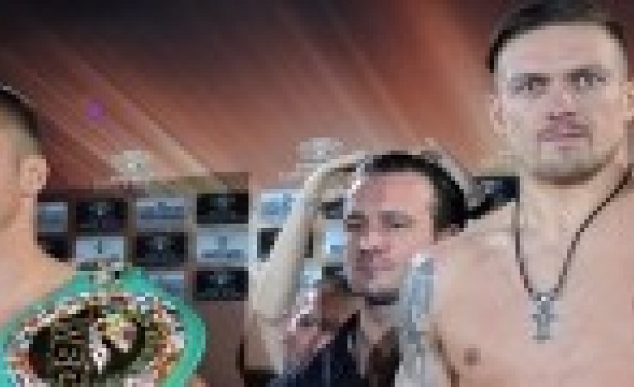 Usyk-Briedis mérlegelés (video)