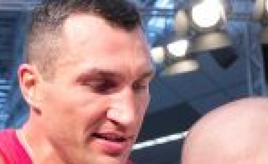 Klicsko-Fury: sajtóedzés (video)