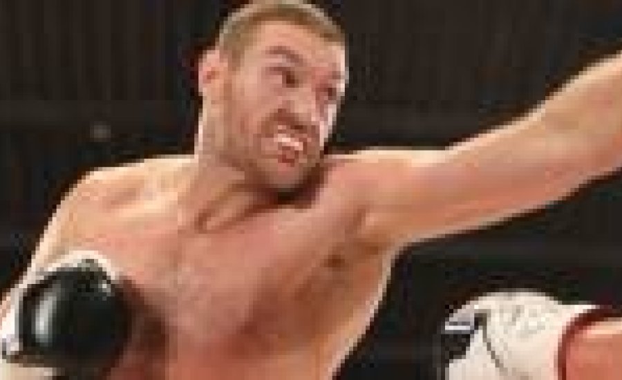 Tyson Fury edzésben