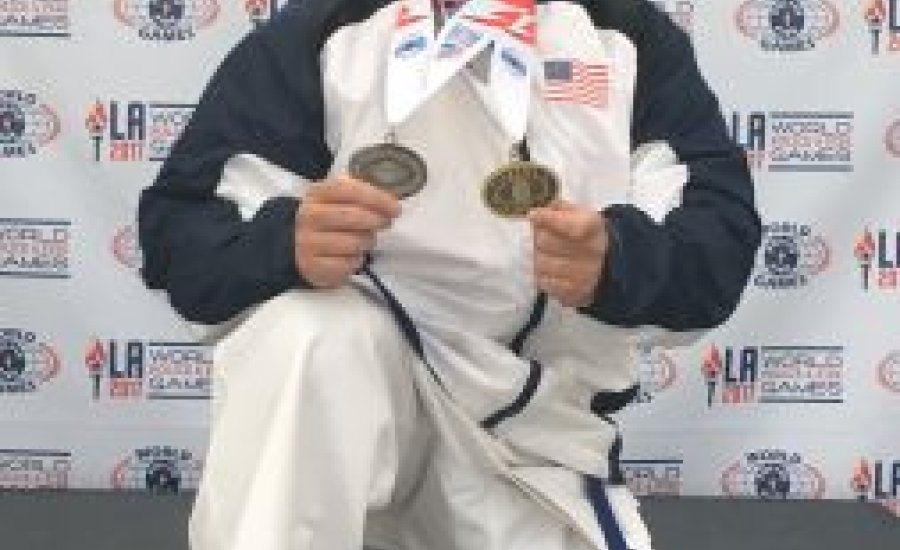 Nádas Tamás karatés érme