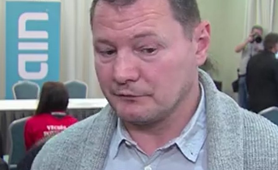 A vecsési bokszgála sajtótájékoztatója