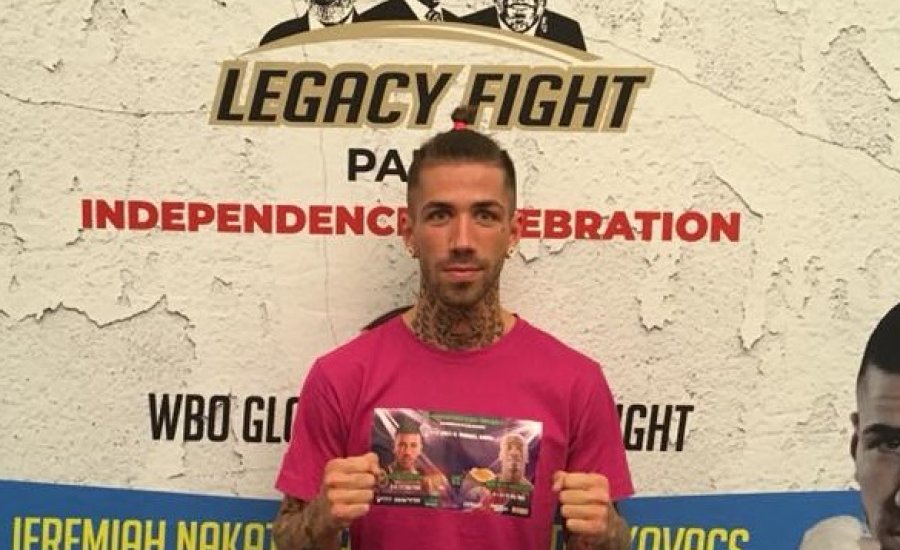 Kovács Zoltán nyilvános edzése Namíbiában