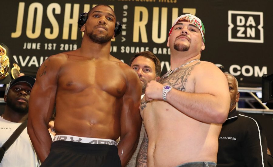 Andy Ruiz Jr nehezebb, mint Anthony Joshua