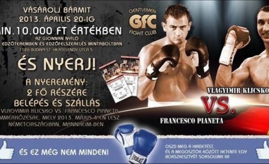 Nyerj 2db belépőt a Klicsko-Pianeta meccsre