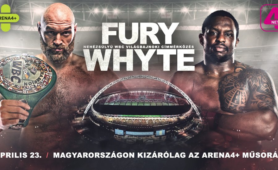 Tyson Fury vs. Dillian Whyte az ARENA4+-on