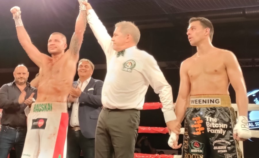 Bacskai Balázs megszerezte az IBO nemzetközi övet