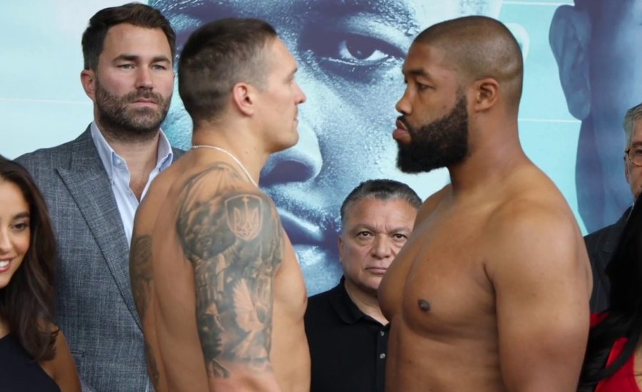 Usyk és Witherspoon mérlegre állt