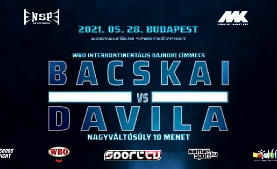 Bacskai Balázs májusban ismét Budapesten lép ringbe
