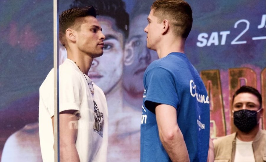 Ryan Garcia és Luke Campbell mérlegre állt