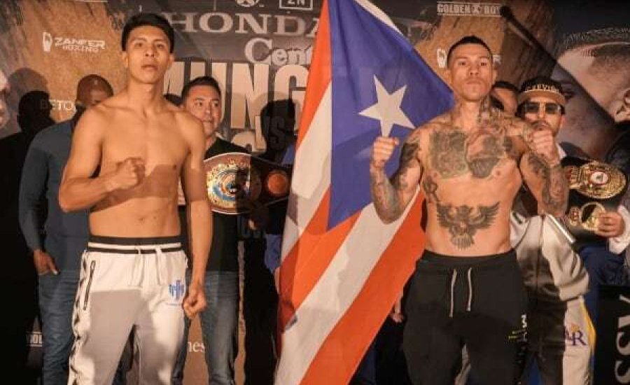 Munguia és Rosado mérlegre állt - videó