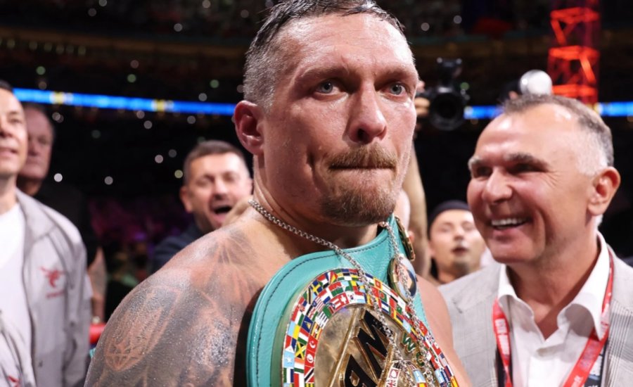 Usyk lemond a világbajnoki övekről – de még egyszer utoljára ringbe léphet