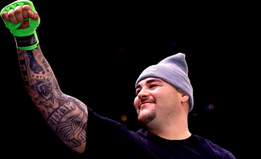Andy Ruiz Jr nyilvános edzése Szaúd Arábiában