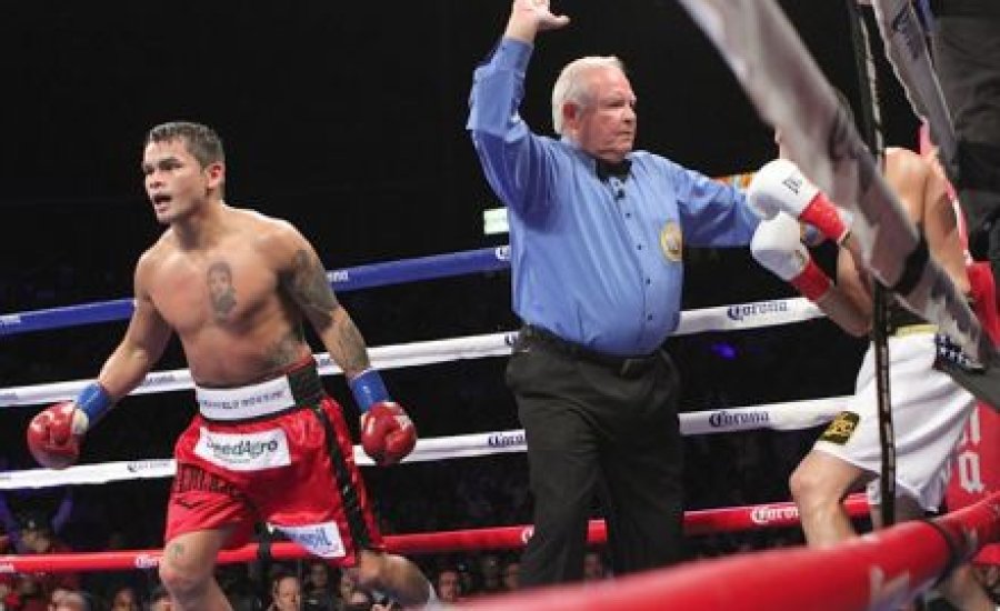 Maidana ismét idő előtt nyert