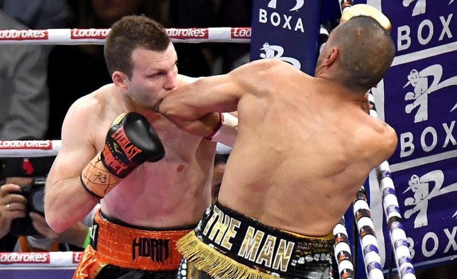 Jeff Horn elsöpörte Mundine-t