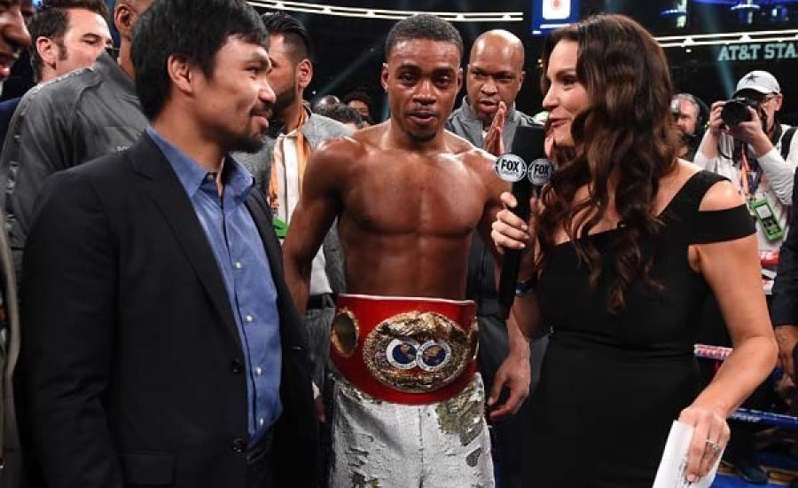 Manny Pacquiao kapacitálja Errol Spence-t