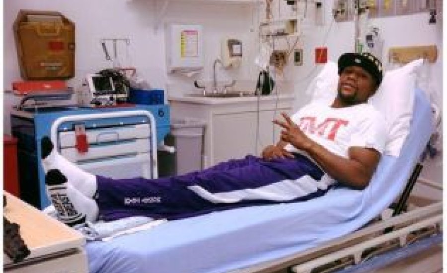 Mayweather kórházban végezte