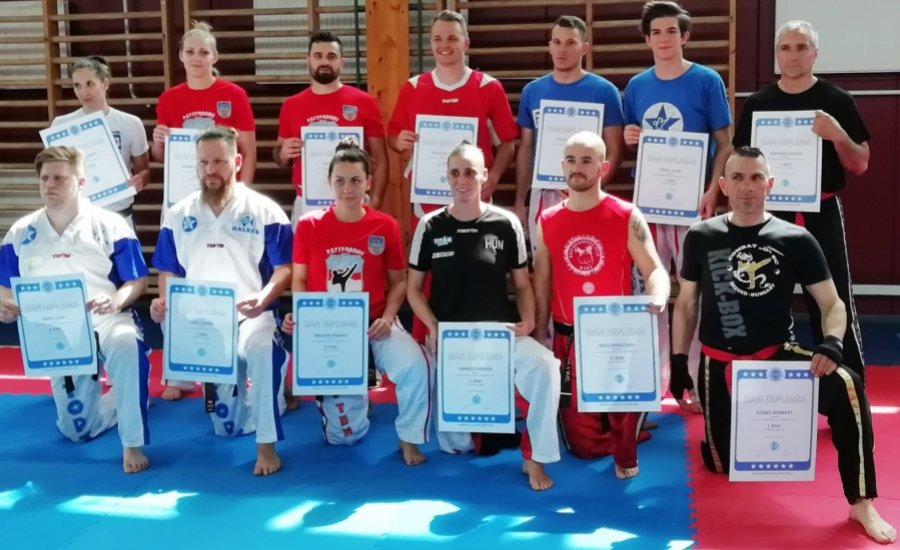 Sikeres kick-box mestervizsgák