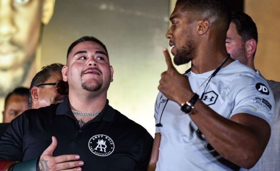 Újra szemtől szemben: Ruiz-Joshua sajtótájékoztató volt Szaúd-Arábiában