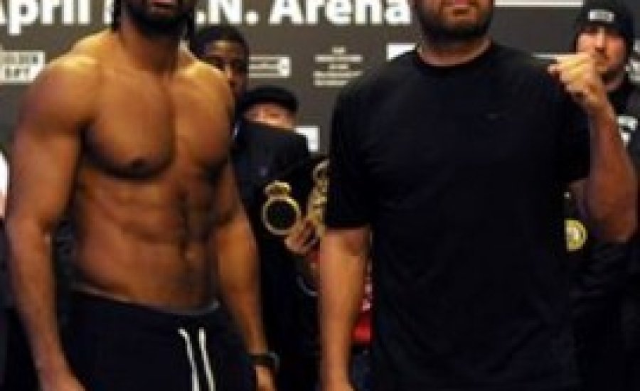 David Haye 100 kiló felett mérlegelt