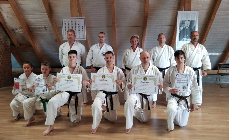 Magyar IKU Karate Szövetség központi edzőtábor és övvizsga