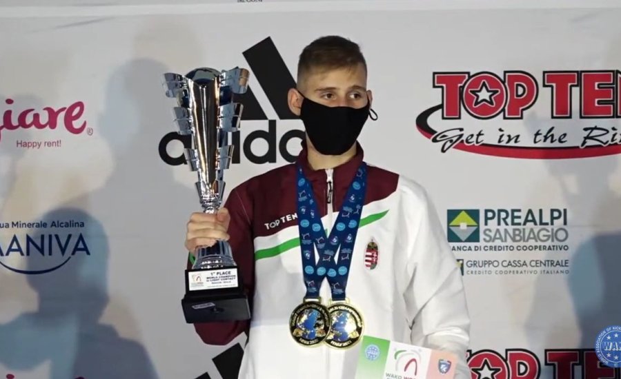 Száraz Gergő és Busa Andrea az év legjobb kick-boxosai