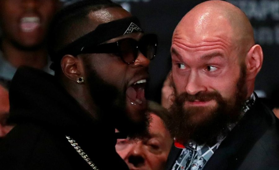 Kis híján már a sajtótájékoztatón összebokszolt Wilder és Fury