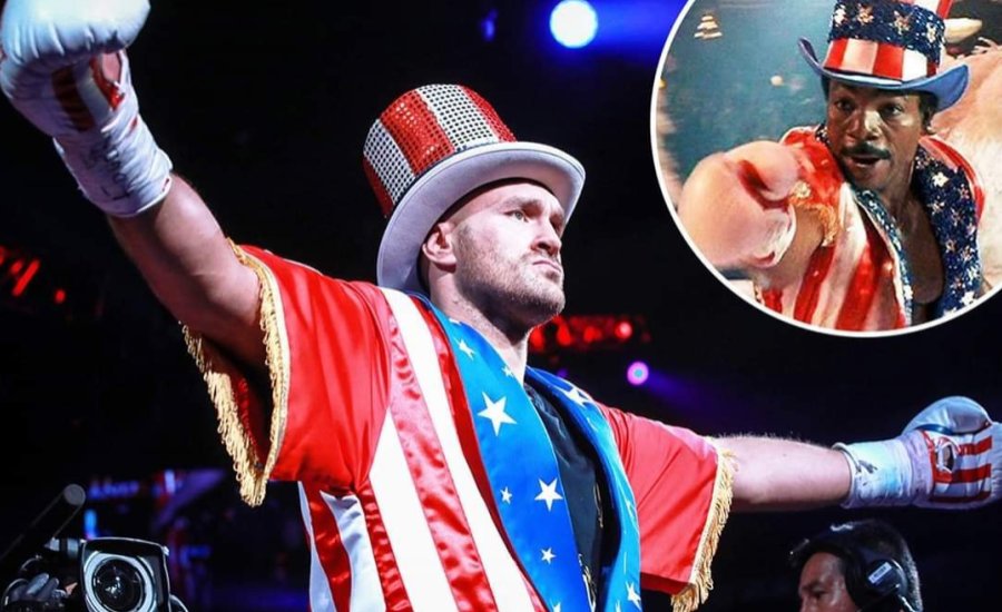 Tyson Fury bevonulása a Rocky filmet idézte