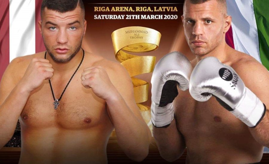 Urbán Ferenc a Dorticos-Briedis gálán bokszol