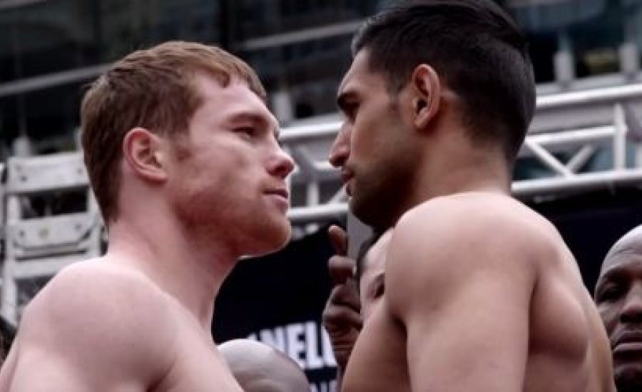 Canelo és Khan mérlegelt