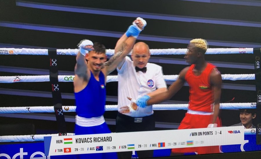 Ökölvívó-vb - Kovács Richárd nagy fordítással jutott a 32 közé
