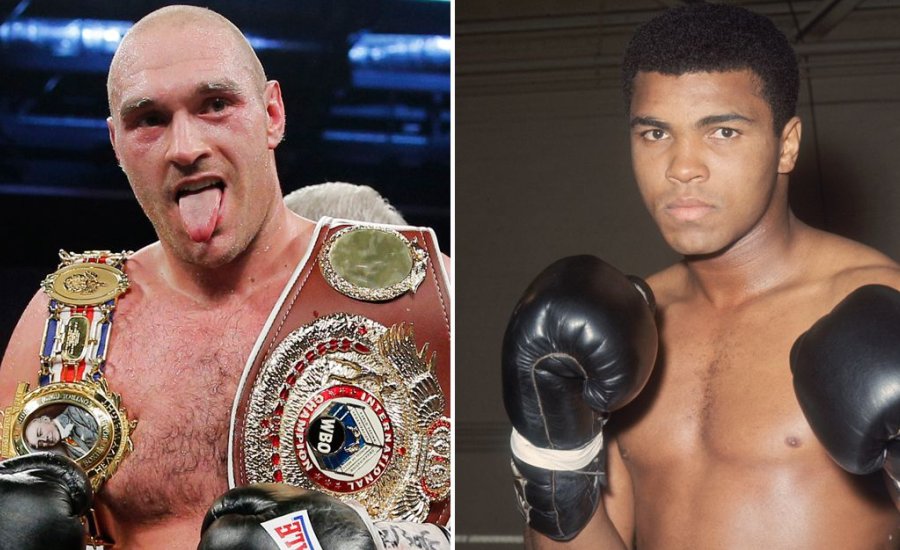 Tyson Fury mint Muhammad Ali