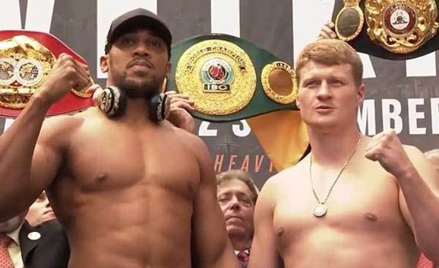 Joshua és Povetkin mérlegre állt